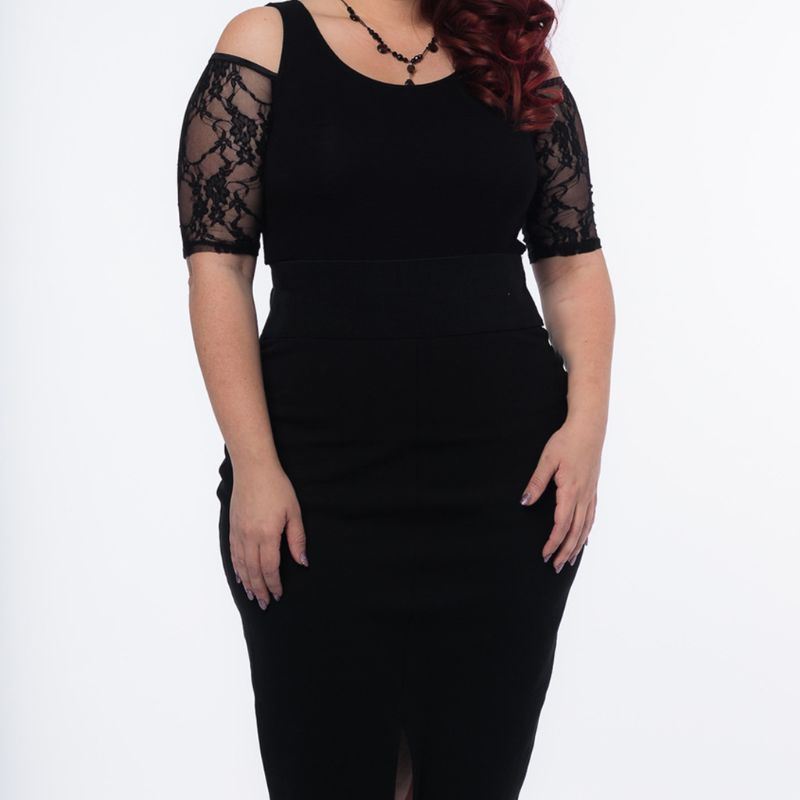 Xiangbao Áo Lót Ren Hoa Tay Lửng Không Đường May Hở Vai Định Hình Cánh Tay Cho Nữ