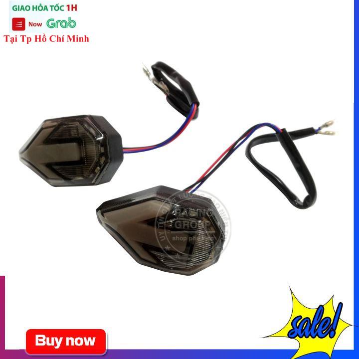 Cặp Xi Nhan Xe Máy Mũi Tên Moto Hàng F1 Nhiều Màu