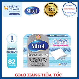 Bông tẩy trang Silcot 82 miếng