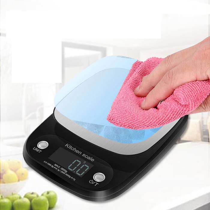 Cân Điện Tử Mini Nhà Bếp Jiashi Kitchen Scale Tiểu Ly Full Màu 3 Loại 3, 5, 10Kg Chính xác đến 0,1g CDT01