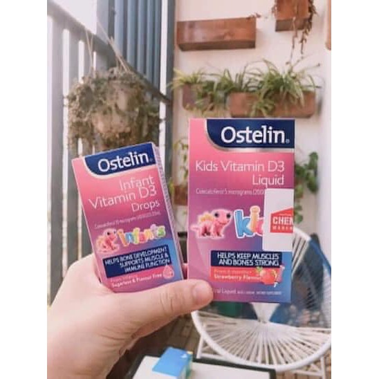 Ostelin vitamin D3 drops  2.4ml cho bé của Úc- ĐỦ BILL