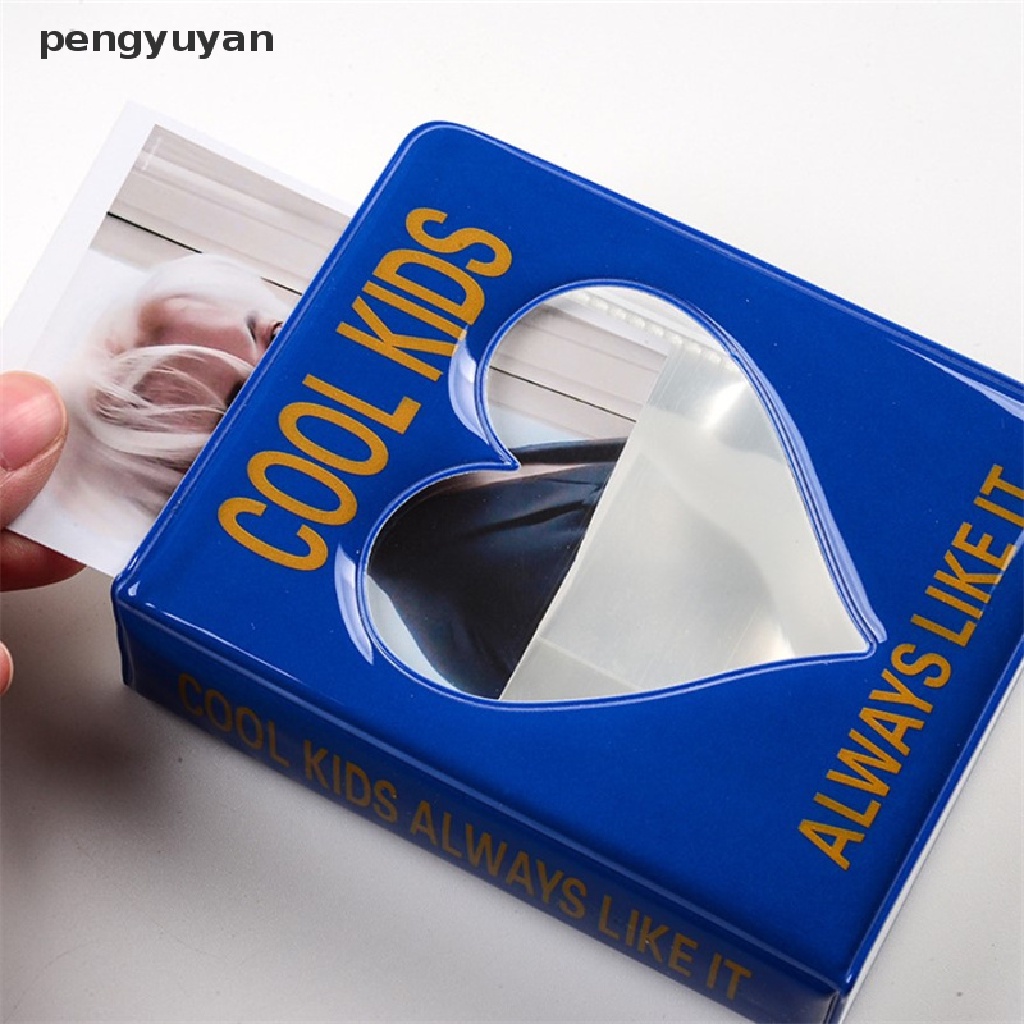 [pengyuyan] Album Sưu Tầm Thẻ Ảnh Rỗng Tròn Họa Tiết Ngôi Sao Hoạt Hình