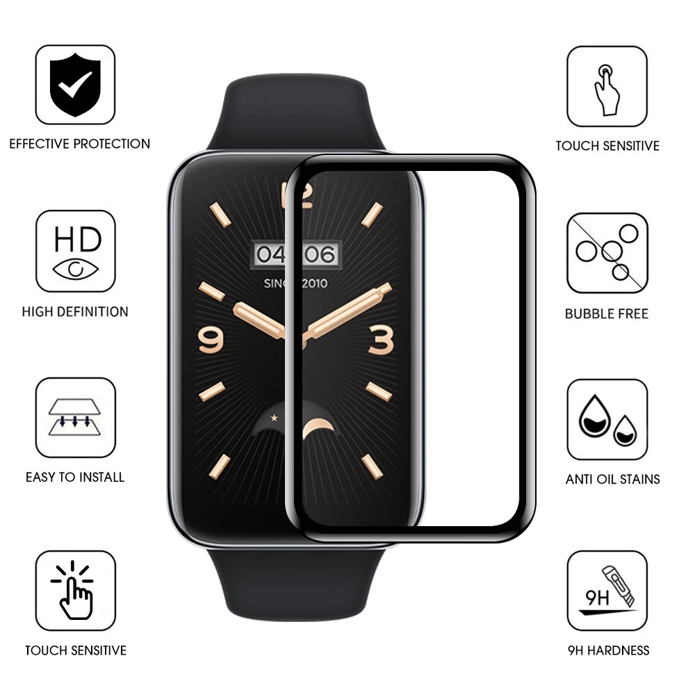 Miếng Dán Bảo Vệ Màn Hình 3D PMMA Cho Xiaomi Band 7 Pro