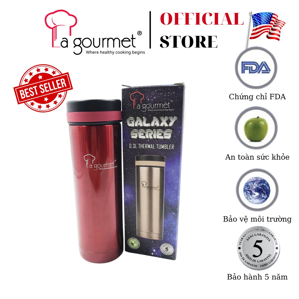 Bình giữ nhiệt La gourmet Galaxy 300ml 5 màu tùy chọn (bảo hành 5 năm) - LGM341