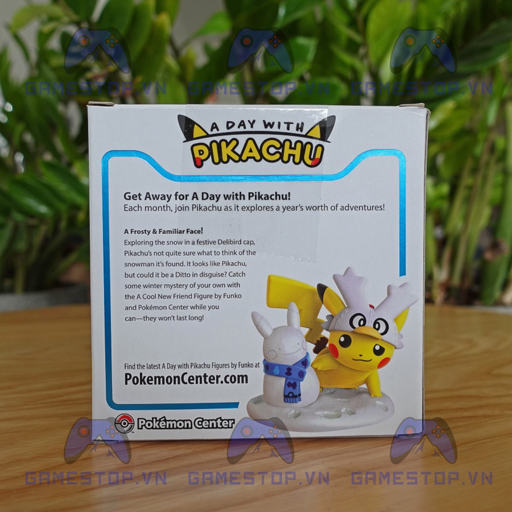 Mô hình Pokemon Day With Pikchu 9cm A Cool New Friend Funko Nhựa PVC, ABS CHÍNH HÃNG MỸ POKFK02