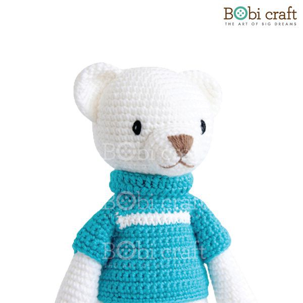 THÚ BÔNG LEN GẤU BOBBIE ĐỨNG BOBI CRAFT