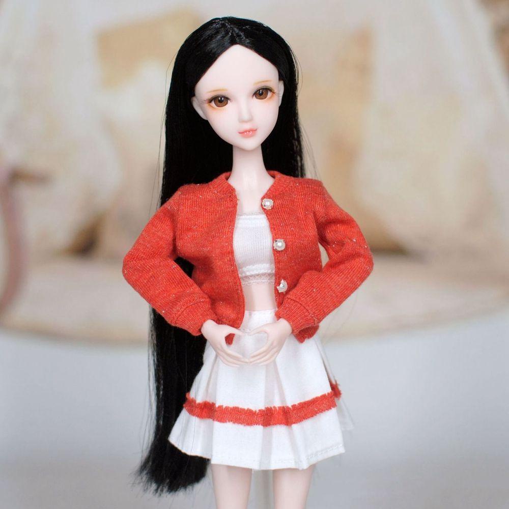 Áo Sweater Dệt Kim Thủ Công Mini Nhiều Màu Sắc Dễ Thương Cho Bé Gái