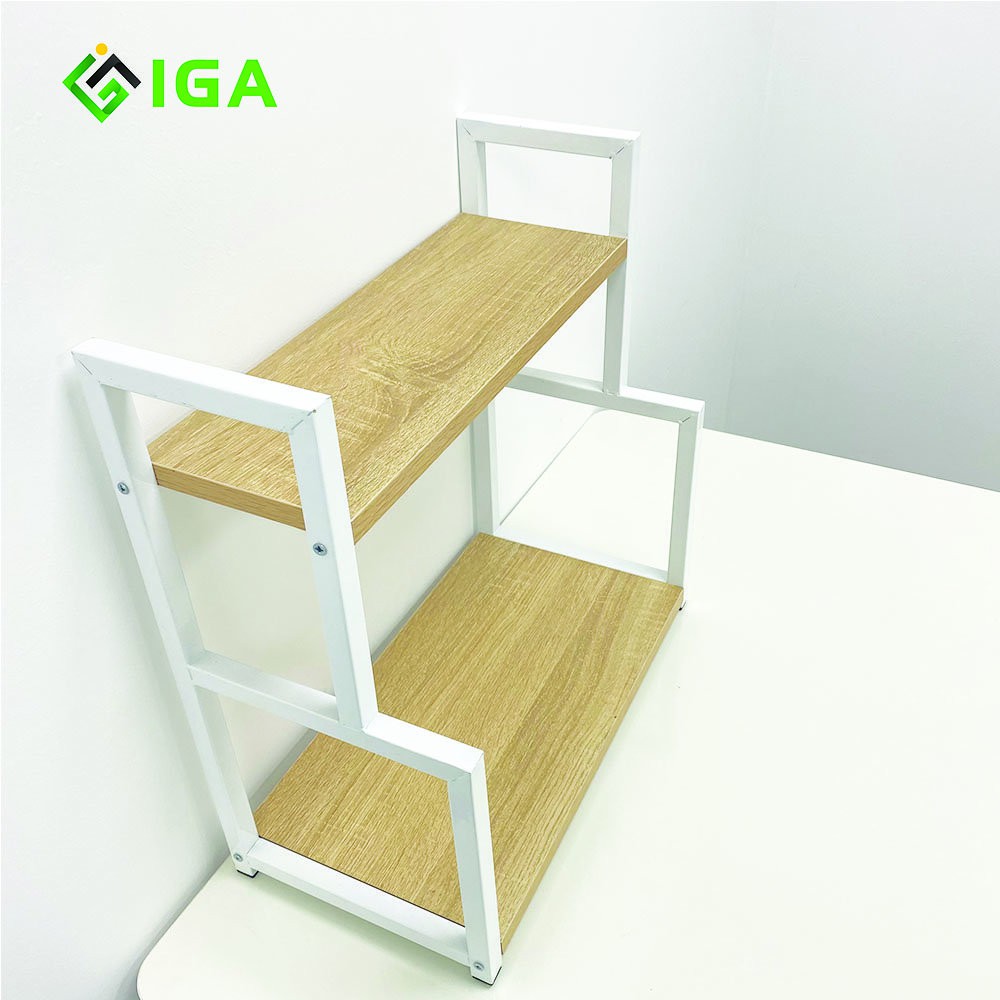 Kệ Gia Vị Nhà Bếp - Kệ Gia Vị Khung Sắt Sơn Chống Rỉ - GM04