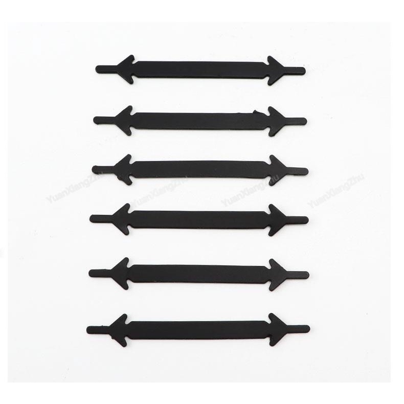 Set 12 Dây Giày Co Giãn Bằng Silicone Nhiều Màu Sắc