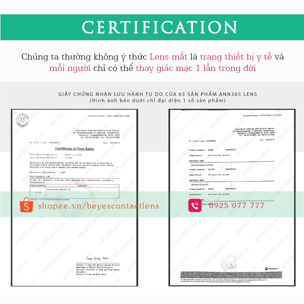 [𝟭 𝗰𝗵𝗶𝗲̂́𝗰] Lens mắt ANN365 Loại 1 ngày màu nâu hạt dẻ silian cho mắt khô yếu - Ann Silian Ann365 lens