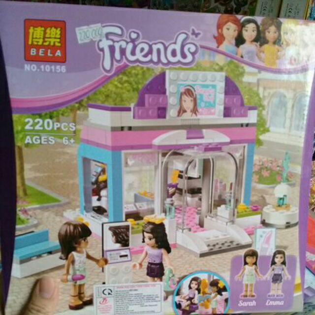 Lego friend 10156. 220 khối. Lego tiệm làm đẹp Beauty Shop.