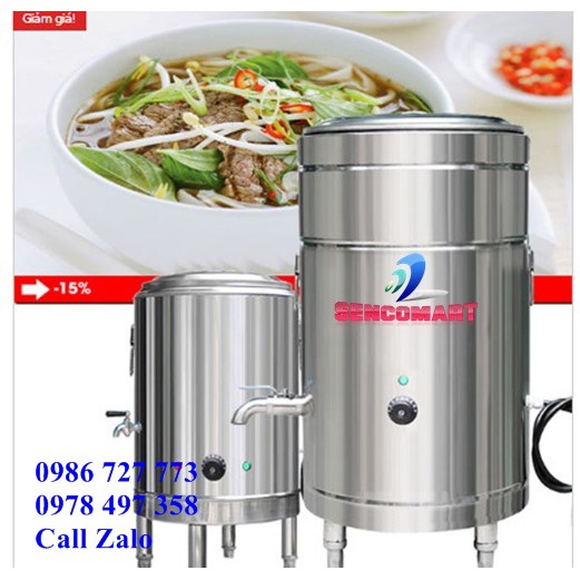 Nồi nấu phở điện inox 304 bằng mâm nhiệt giá rẻ