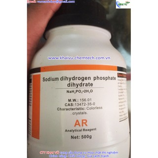 Hóa chất Sodium phosphate monobasic dihydrate NaH2PO4.2H2O Xilong lọ 500g TINH KHIẾT