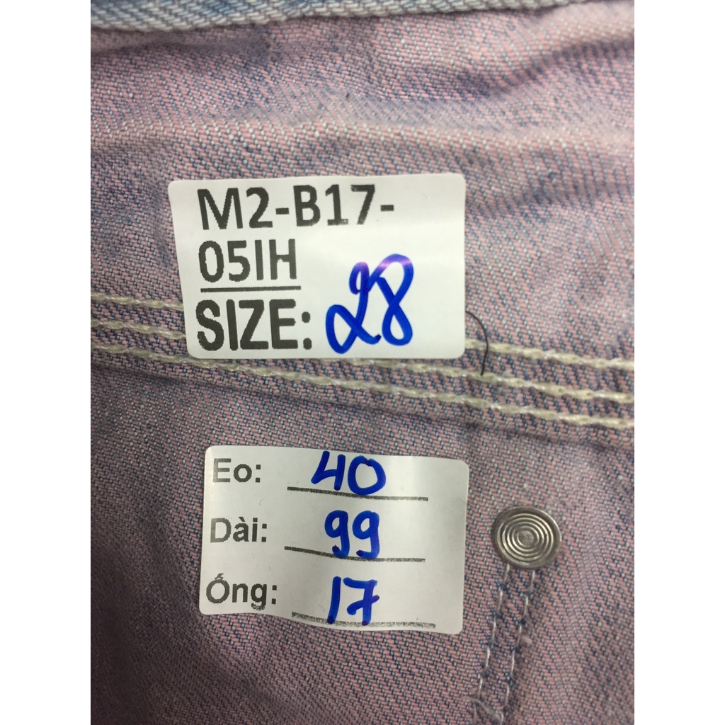 Quần Jeans B1705IH - Size 28