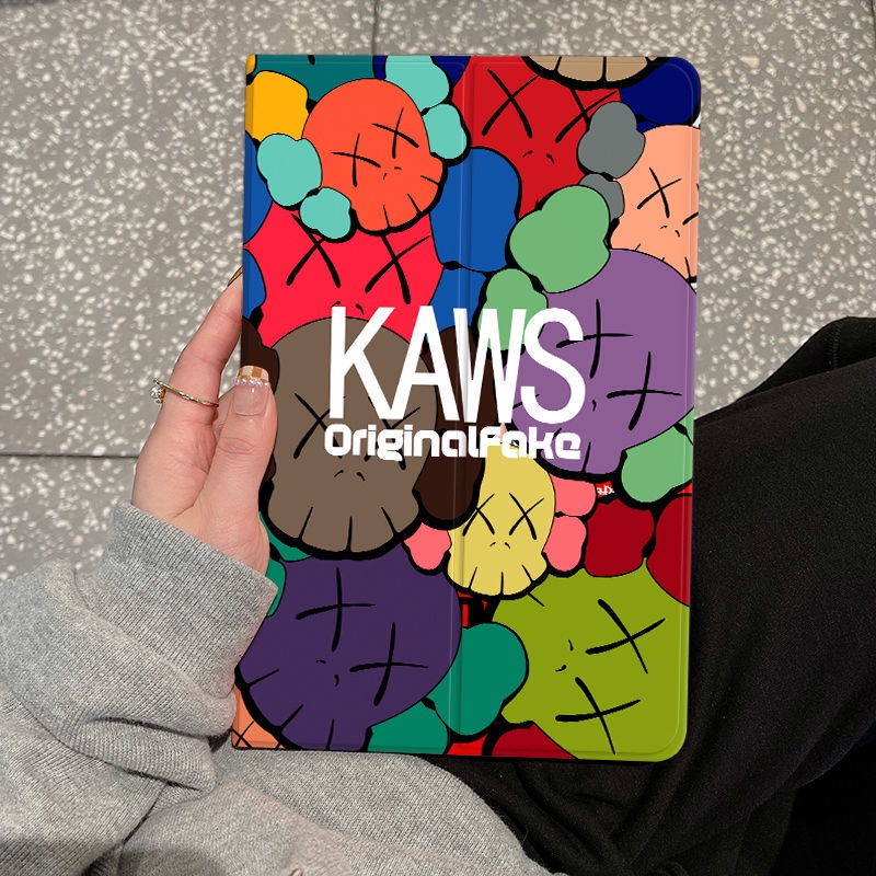 Bao Da Máy Tính Bảng In Hình Kaws Sesame Street Cho iPad Pro 10.5 inch iPad 2 / 3 / 4 Mini 2 / 3 5 / 6 Air 1 / 2 Ốp