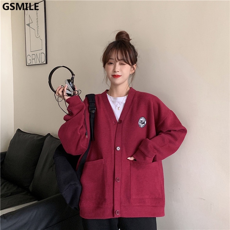 Áo Sweater Cardigan Dáng Dài Thời Trang Hàn Quốc |