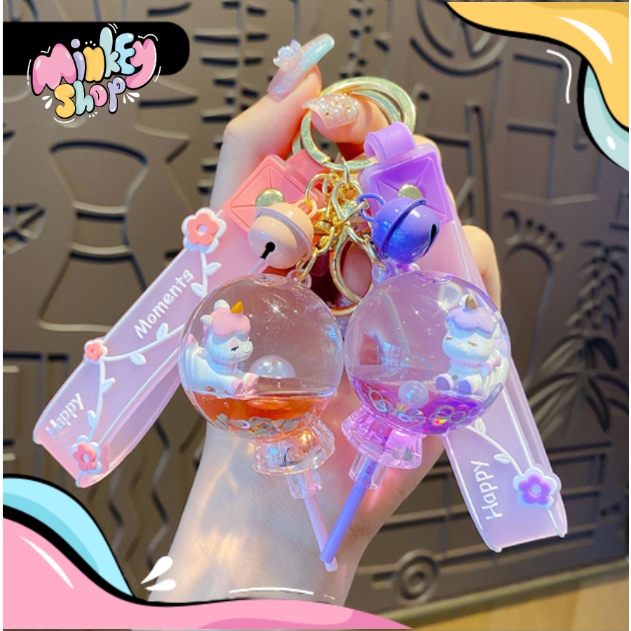 Móc Khóa Đẹp Hình Kẹo Mút Cute phụ kiện Túi Xách dễ thương -Minkey