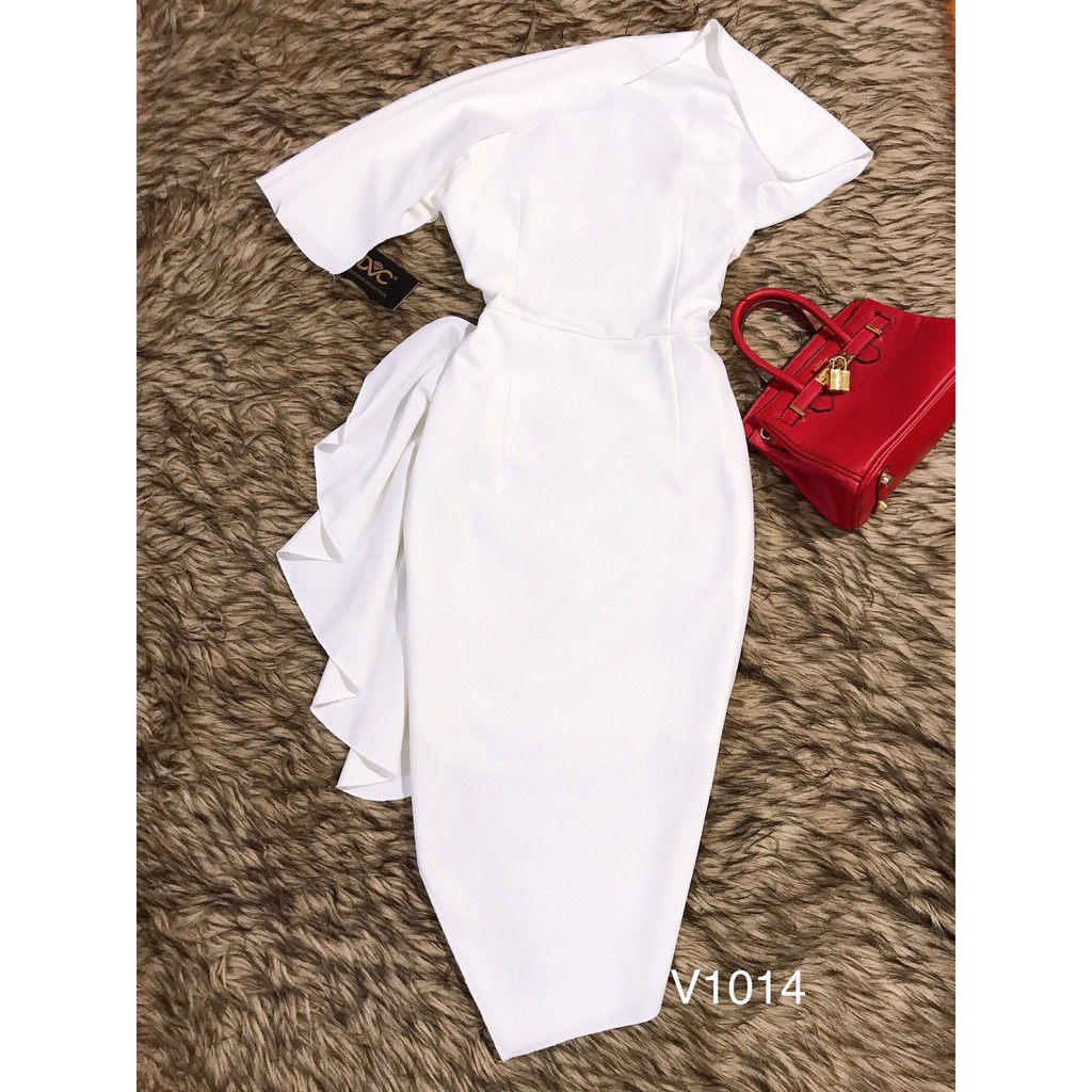 Váy trắng body V1014 - Đẹp Shop DVC (Kèm ảnh thật trải sàn do shop tự chụp) | BigBuy360 - bigbuy360.vn