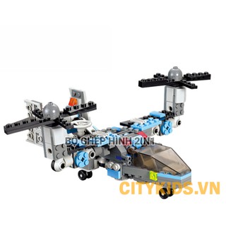 Bộ ghép hình Robot, Máy Bay 2in1