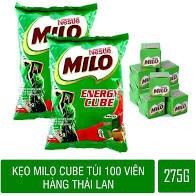 mơi Gói 100 Viên Kẹo Milo Cube Thái Lan 275g .