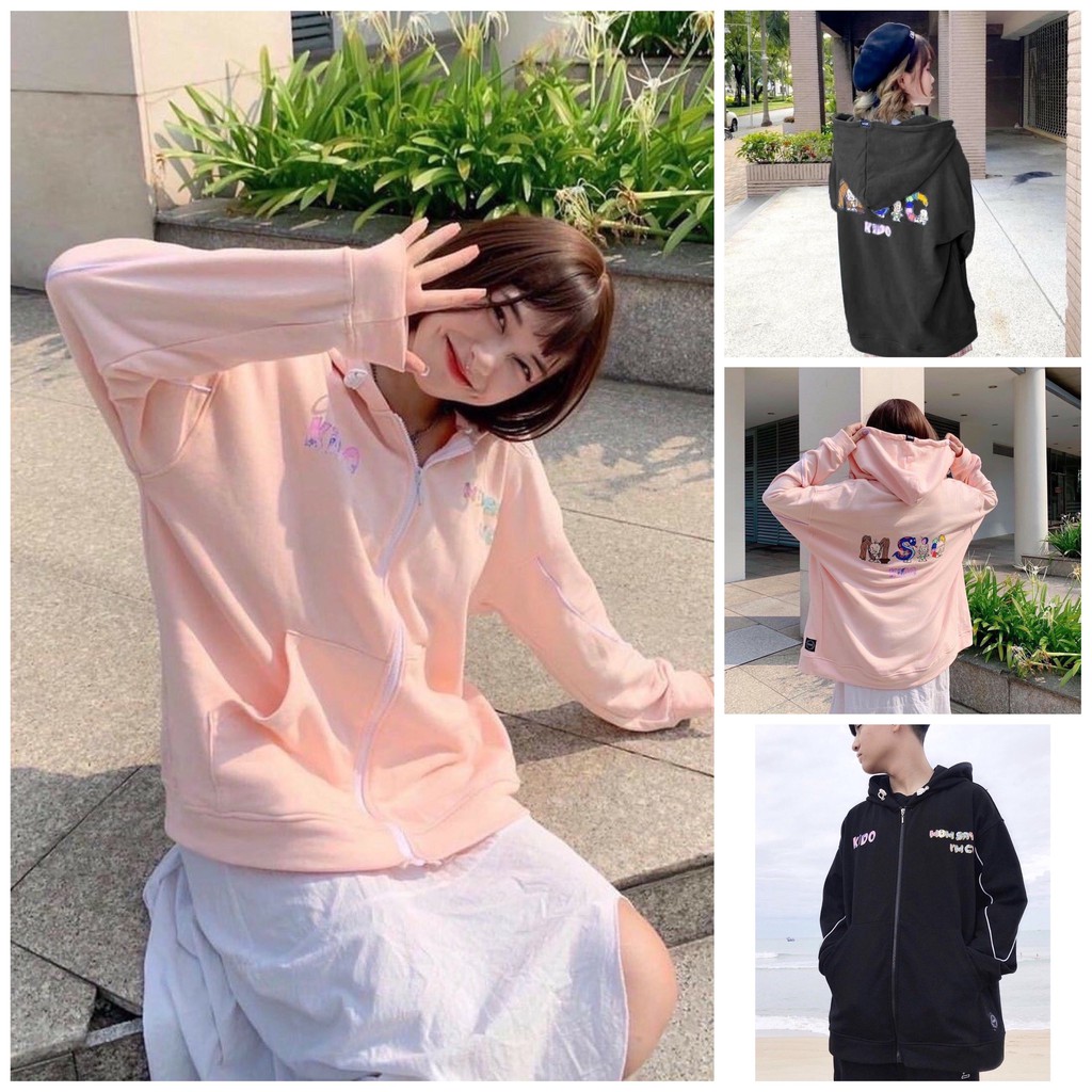 Áo Khoác Nỉ Bông Kido Form Rộng Chất Vải Đẹp Mịn❤️Áo Khoác Nữ Unisex Nỉ Siêu Xinh | BigBuy360 - bigbuy360.vn