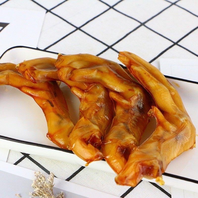 Chân vịt Tứ Xuyên, Cánh vịt Cay Tứ Xuyên Combo 5 cái - Ăn vặt Tiểu Đồng