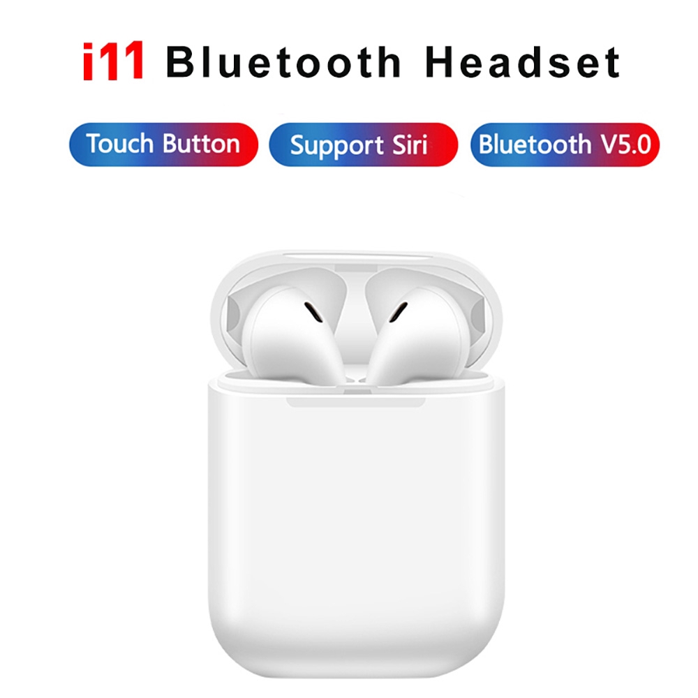 I11 TWS Wireless Mini Bluetooth Earbuds for IOS＆Android Sports Handy