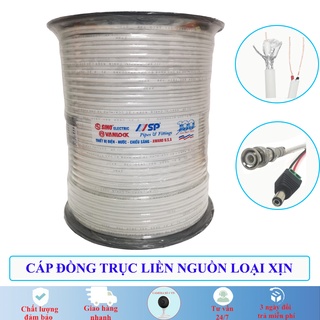  Cuộn Cáp đồng trục liền nguồn SINO (RG59 + 2C CCS) chuyên dụng cho Camera