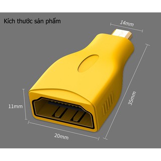 DẦU CHUYỂN MICRO HDMI RA HDMI JINGHUA S113