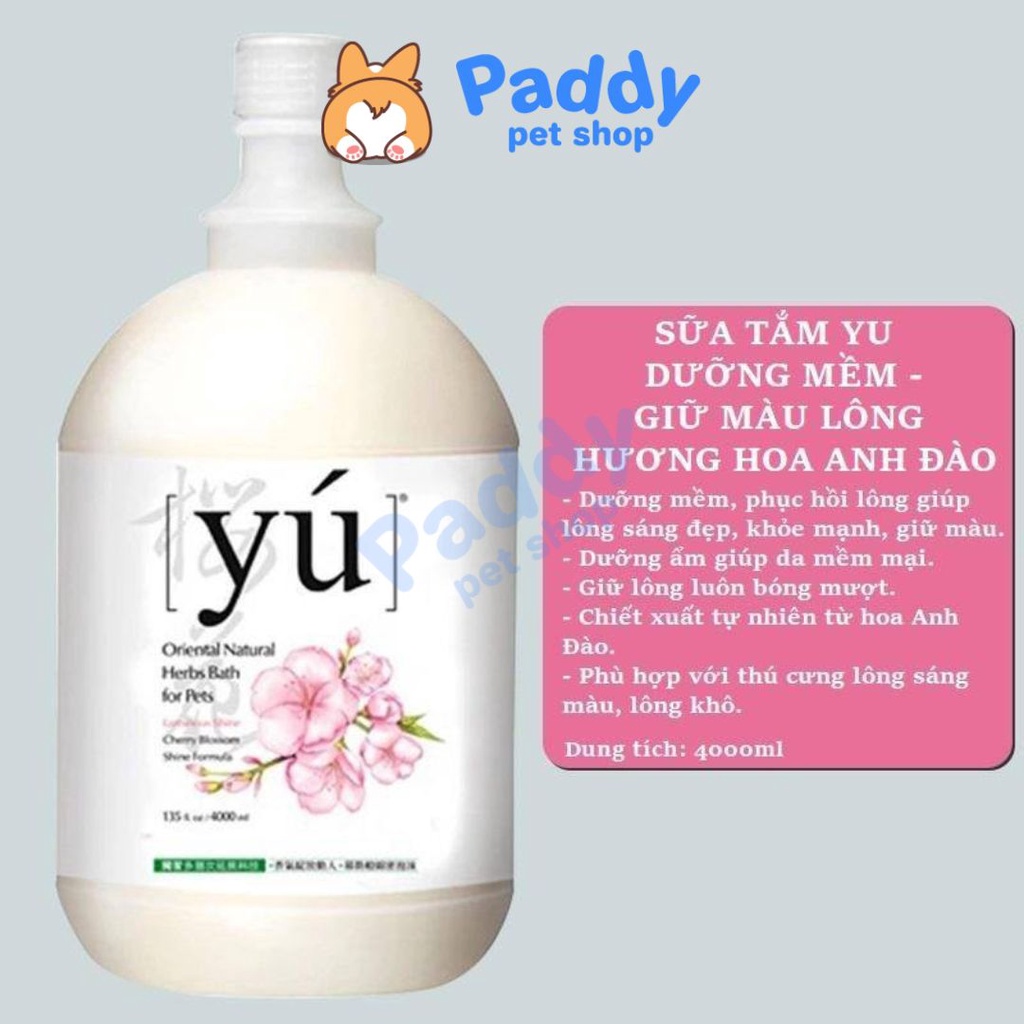 [Bình 4 Lít] Sữa Tắm Nước Hoa Yú Siêu Lưu Hương (Nhập khẩu Đài Loan)