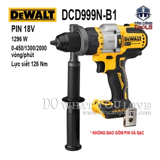 Máy khoan động lực dùng pin dewalt 20v dcd999