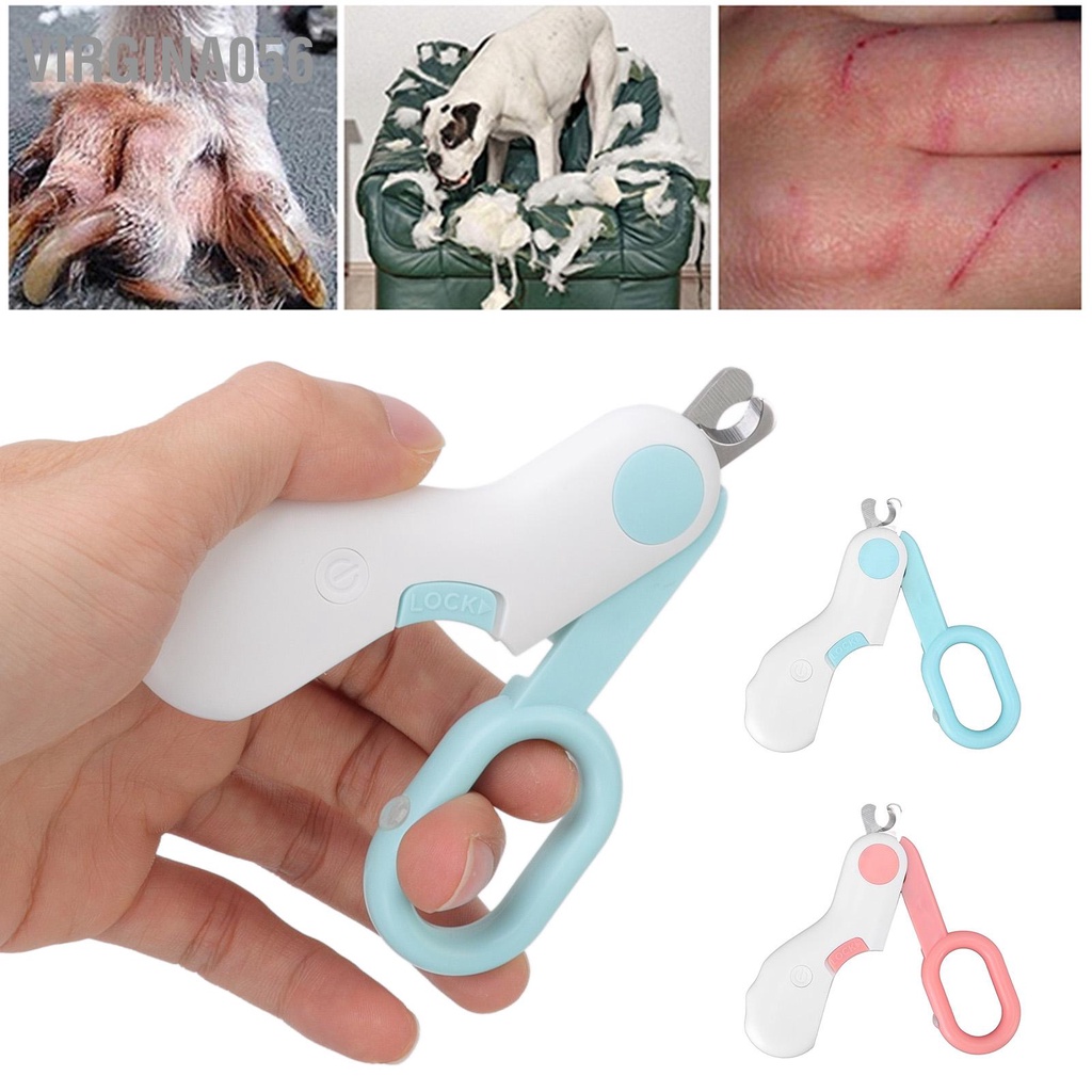 Dụng cụ cắt móng cho thú cưng có đèn led Virgina056