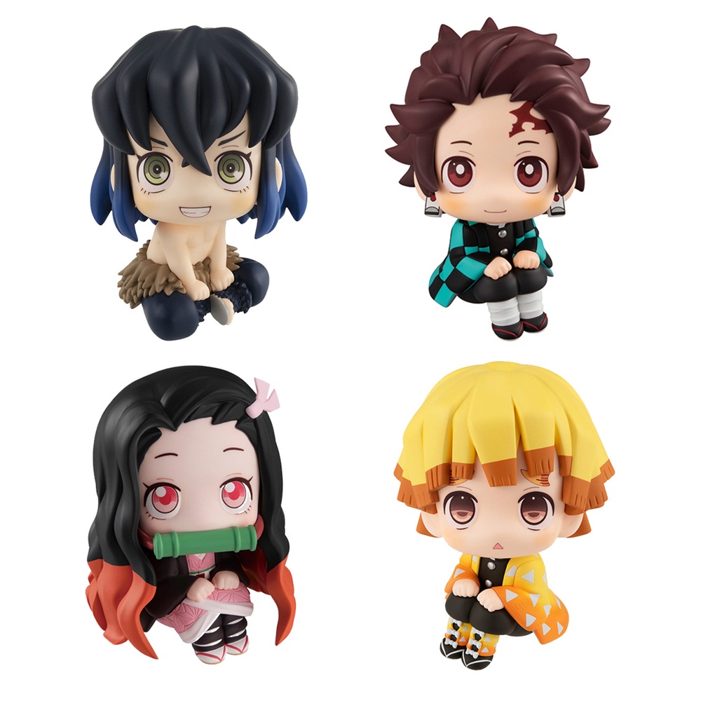 Bộ 6 Mô Hình Nhân Vật Kimetsu no Yaiba Trang Trí Bánh Kem