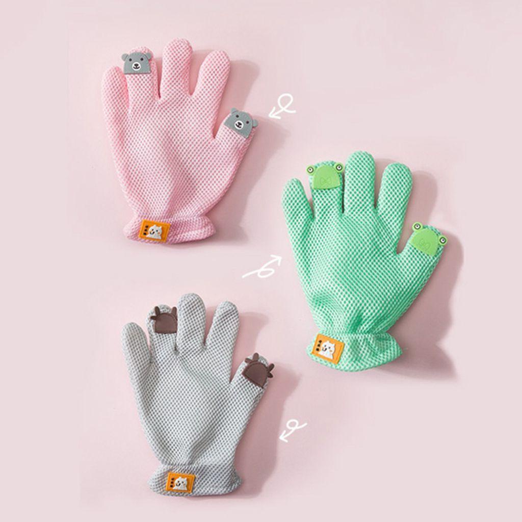 Danilo Bàn Chải Tắm Mát Xa Tay Trái / Phải Bằng Silicon Đa Năng Nhẹ Nhàng Cho Thú Cưng