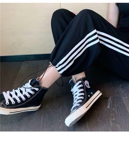 [Sẵn] QT1_Quần thể thao dáng thụng 3 sọc ulzzang | BigBuy360 - bigbuy360.vn