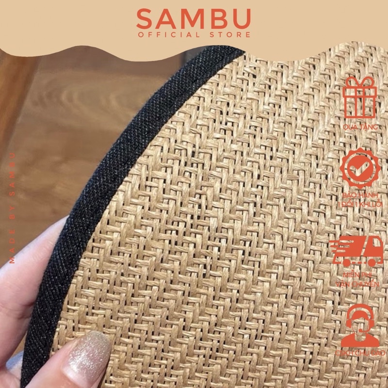 Nón cói chống nắng tia UV nửa đầu Sambu, mũ Perro Hàn Quốc siêu hot