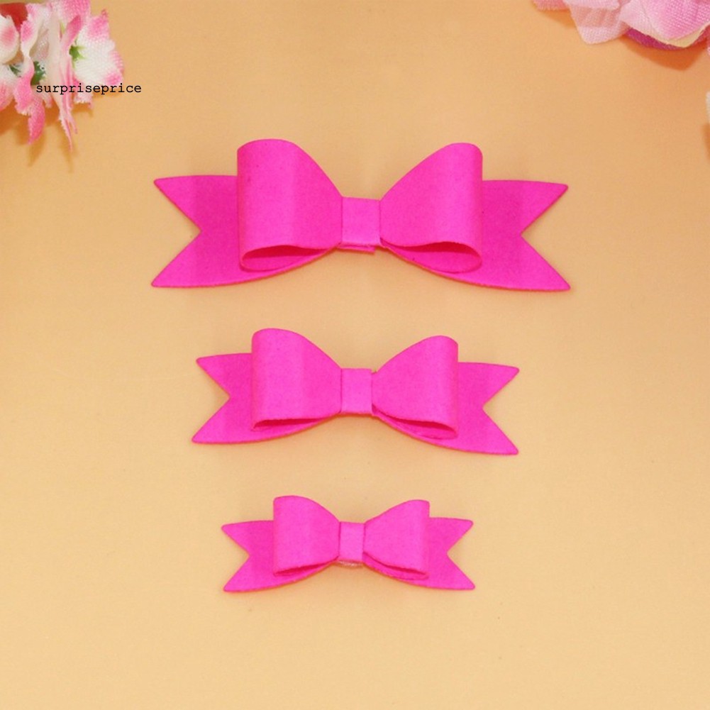 Set 6 Khuôn Cắt Giấy Làm Từ Kim Loại Hình Nơ Trang Trí Scrapbook