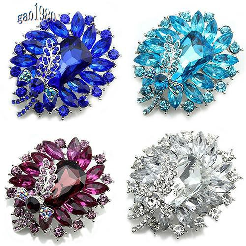 Ghim CàI ÁO HìNh Bươm BướM ĐíNh Kim Cương Pha Lê Giả ThờI Trang Cho Nữ