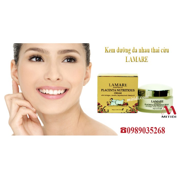 Kem nhau thai cừu Lamare Placenta Nutritious Cream