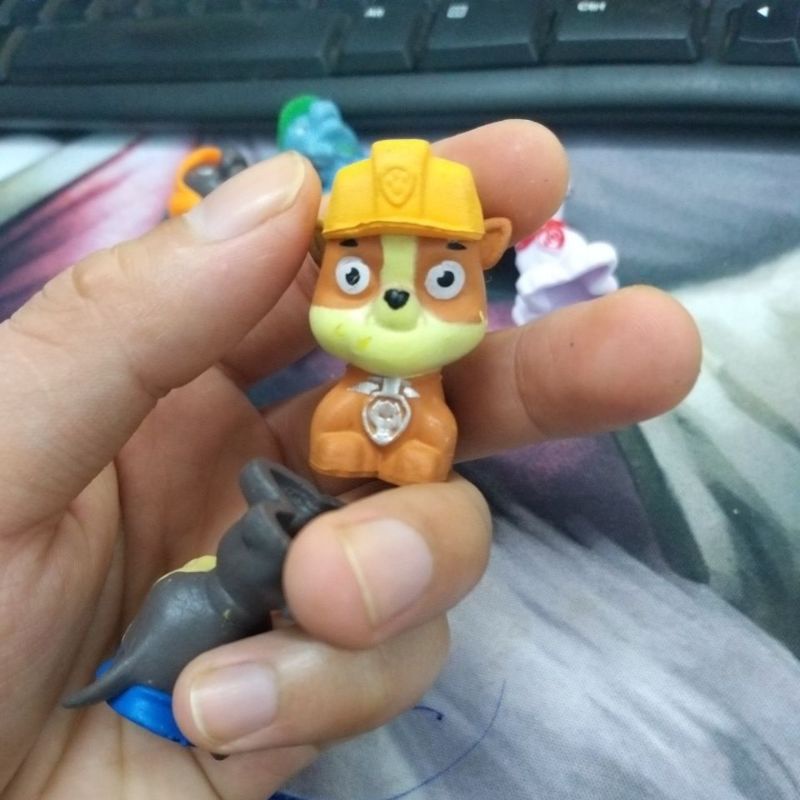 Bộ 6 mô hình chó cứu hộ Paw Patrol nhựa PVC cứng làm đồ chơi, trang trí bàn học, quà tặng sinh nhật - New4all