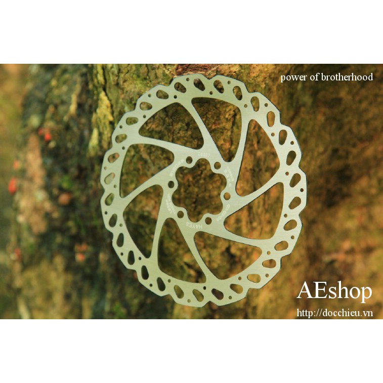 bộ phanh đĩa dây Hayes MX5 MTB full kèm đĩa phanh USA cho xe đạp