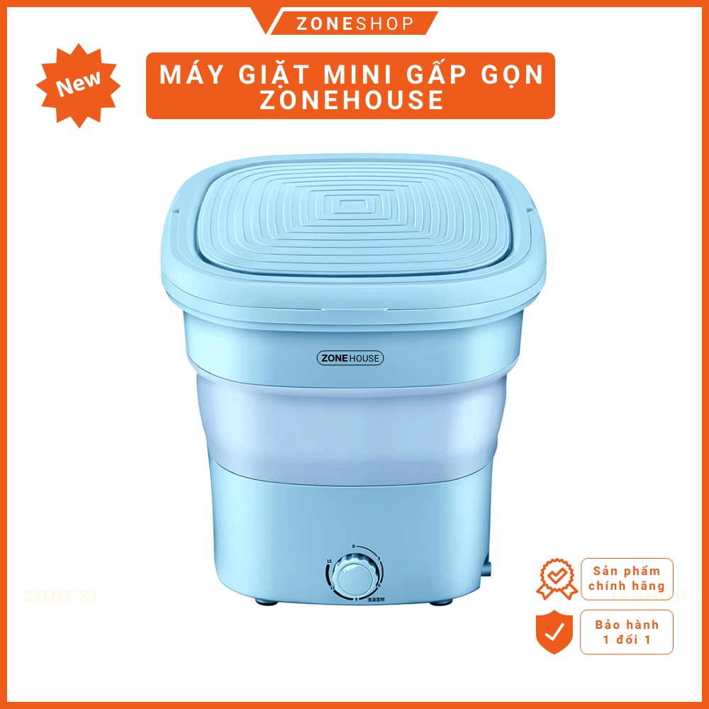 [GIÁSỈ] Máy giặt mini gấp gọn ZoneHouse Yangzi chính hãng, gấp gọn thông minh, vắt khô và khử trùng UV [ZONESHOP]