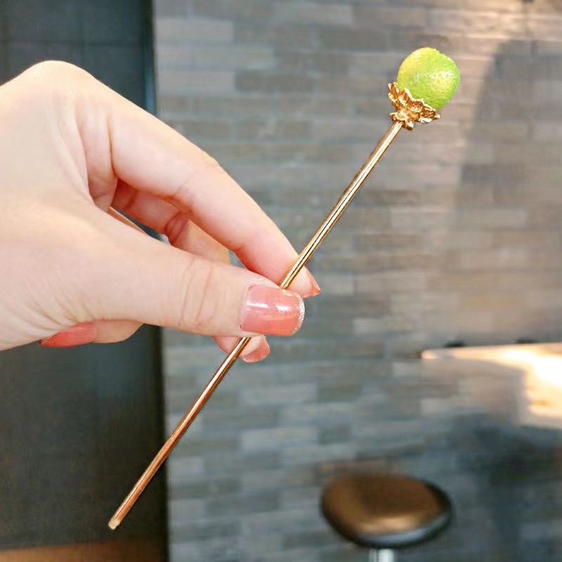 Kẹp Tóc Hình Trái Cam Dễ Thương Ngọt Ngào