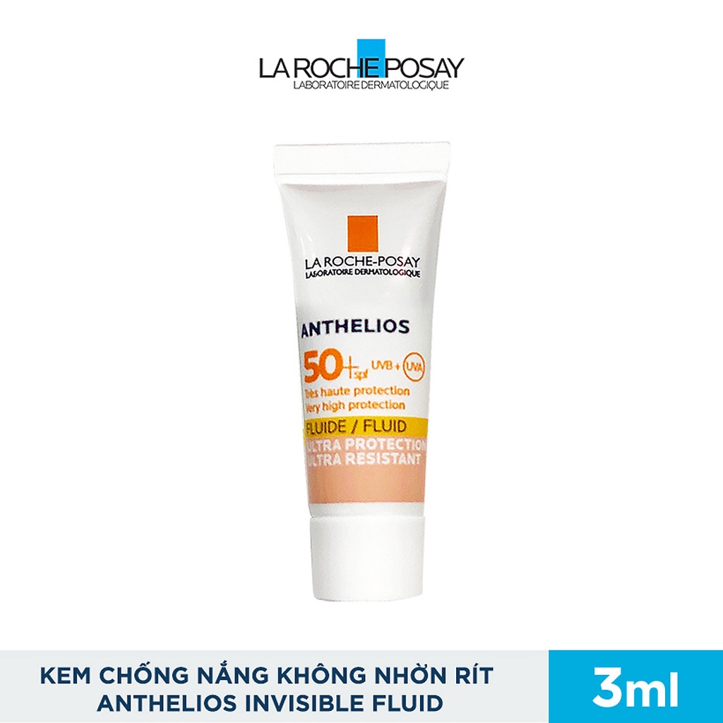 [MINI SIZE] Kem Chống Nắng Dạng Sữa La Roche-Posay Anthelios Fluide Utra Protection Ultra Resistant Spf 50+ 3ml