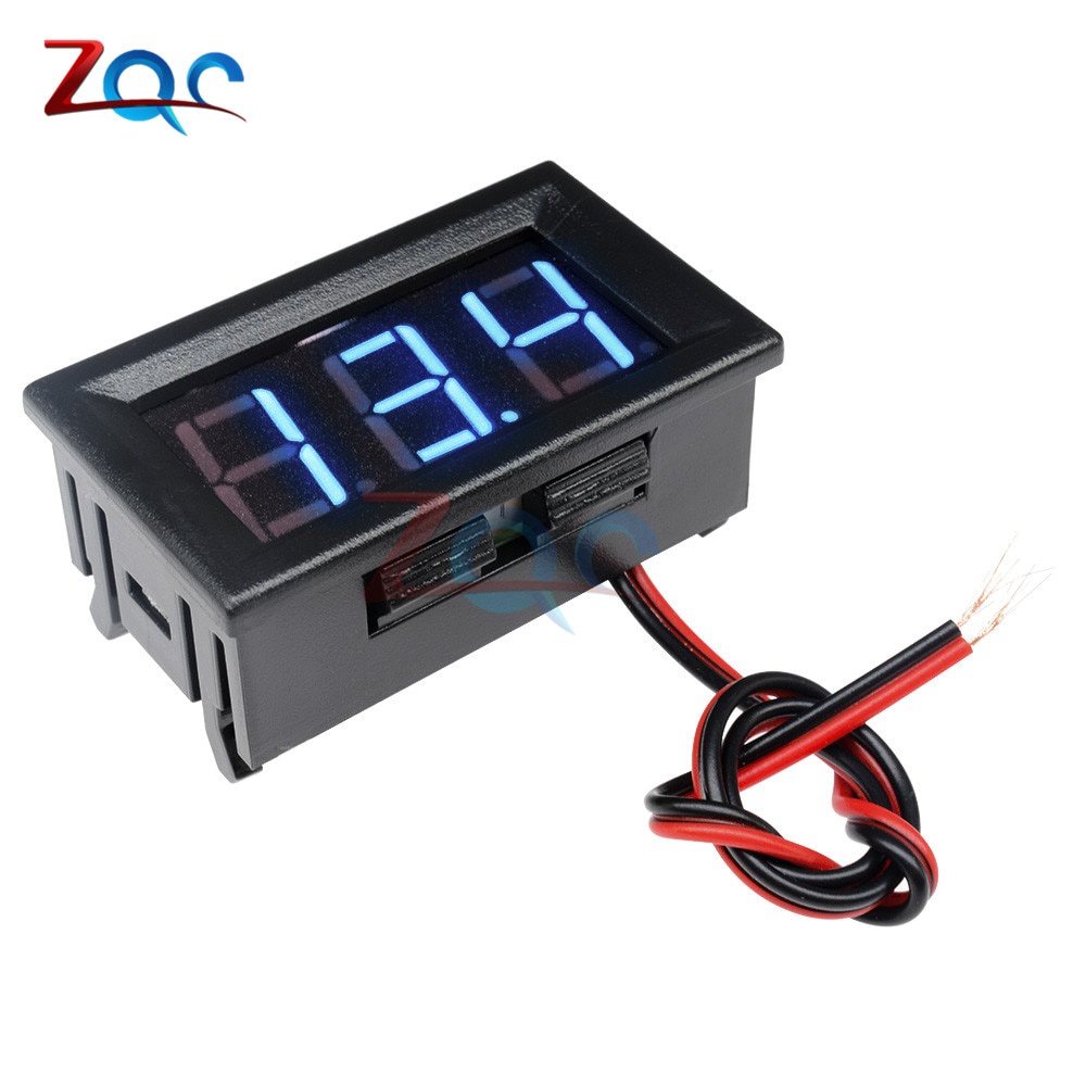 Vôn Kế Điện Tử 0.56 '' Mini DC 4.5-30V / AC 70-500V 12V 24V 220V Cho Xe Hơi / Xe Máy