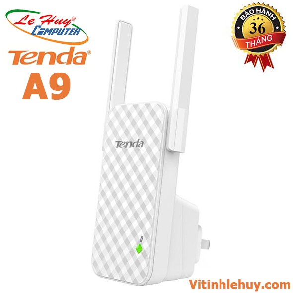 [Mã ELFLASH5 giảm 20K đơn 50K] Bộ kích sóng Wifi Tenda A9-300Mbps tiêu chuẩn