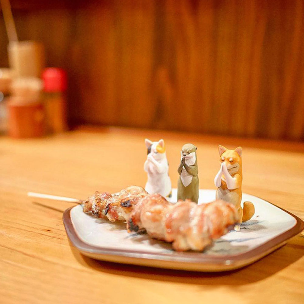 Bộ 5 Mô Hình Chú Chó Shiba Dễ Thương Trang Trí