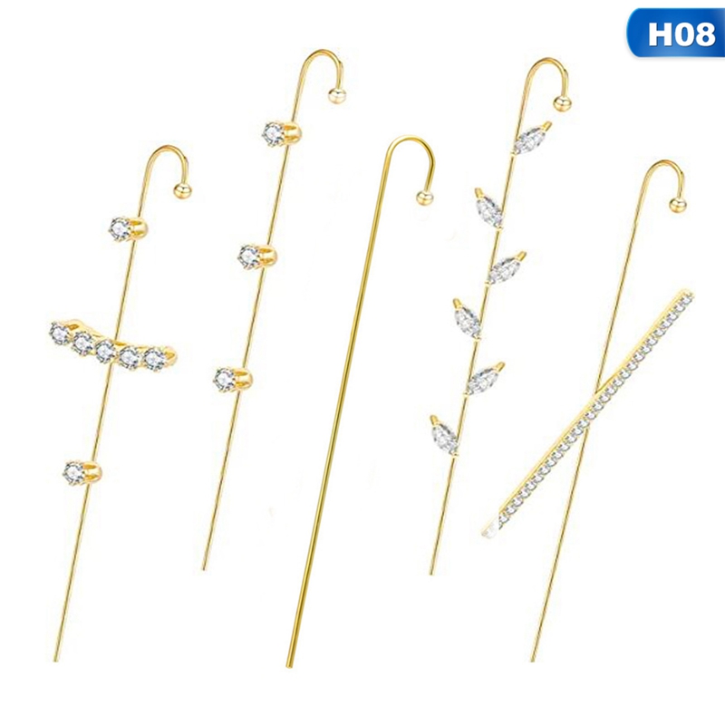 Tmdbyx Khuyên Vành Tai Đính Đá Thời Trang Dành Cho Nữ