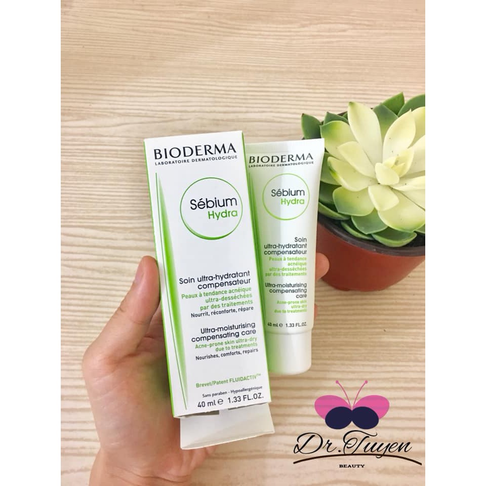 Kem dưỡng ẩm cho da dầu mụn Sebium Hydra Bioderma 40ml