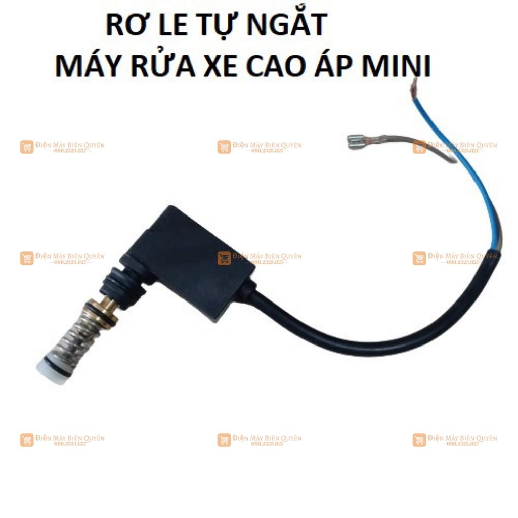 Rơ le tự ngắt máy rửa xe mini, Role máy xịt rửa áp lực cao chân đồng 100%